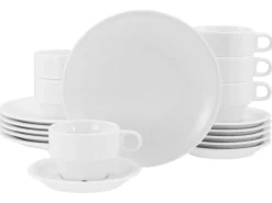 Milano - Kaffeeservice 18-tlg - Weiss