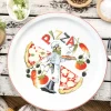 Milano - Pizzateller 4-tlg - Pizzabäcker