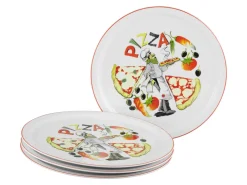 Milano - Pizzateller 4-tlg - Pizzabäcker