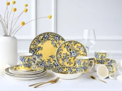 Ming Flower - Kombiservice 16-tlg - Gelb