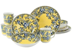 Ming Flower - Kombiservice 16-tlg - Gelb