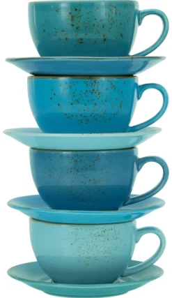 Nature Collection - Cappuccinotassen 8-tlg - bunt