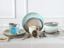 Nature Collection - Kombiservice 16-tlg - Aqua