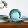 Nature Collection - Tellerset 12-tlg - bunt
