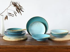 Nature Collection - Tellerset 12-tlg - bunt