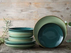 Nature Collection - Tellerset 12-tlg - bunt