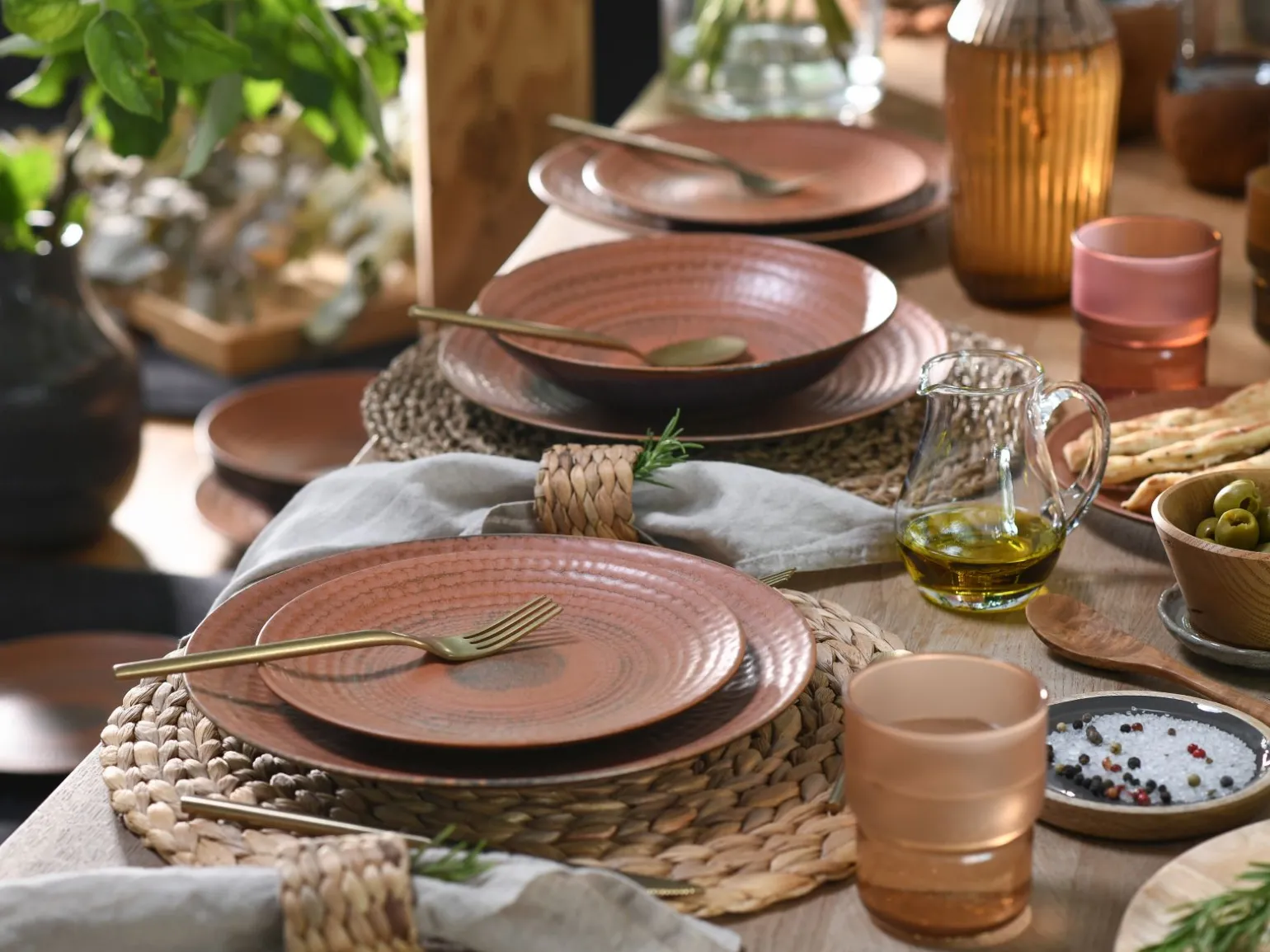 Neapel - Tellerset 12-tlg - Sand