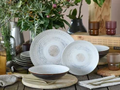Neapel - Tellerset 12-tlg - Sand