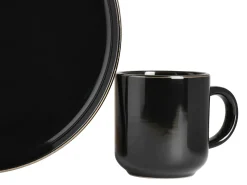 Nordic Festive - Tellerset 18-tlg - Schwarz