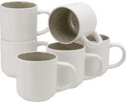 Nordic Fjord - Kaffeebecher 6-tlg - beige