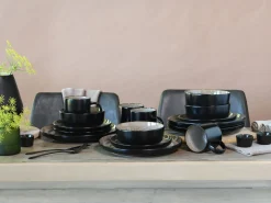 Nordic Fjord - Kombiservice 16-tlg - Eisblau - Weiss