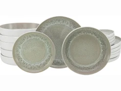 Nordic Fjord - Tellerset 18-tlg - beige
