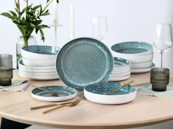 Nordic Fjord - Tellerset 18-tlg - beige