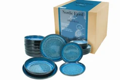 Nordic Fjord - Tellerset 18-tlg - beige