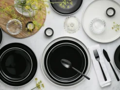 Nordic Gourmet - Tellerset 18-tlg - Schwarz