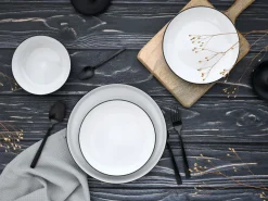 Nordic - Tellerset 12-tlg - Cool Black