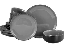 Nordic - Tellerset 12-tlg - Cool Black