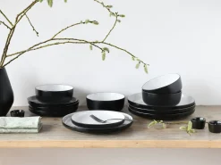 Nordic - Tellerset 12-tlg - Cool Black