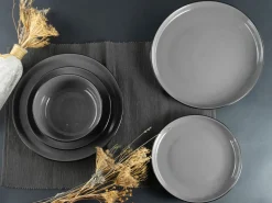 Nordic - Tellerset 12-tlg - Cool Black