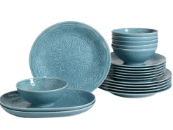 Orient Mandala - Tellerset 20-tlg - Stein