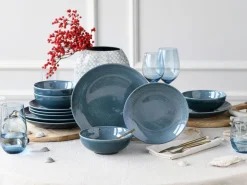 Reactive Nostalgic - Tellerset 12-tlg - Blau