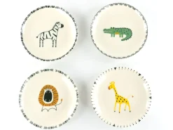 Safari - Tellerset 4-tlg - Bunt