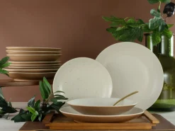 Sand Dunes - Tellerset 12-tlg - creme