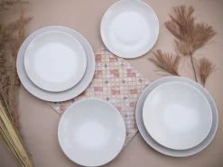 Sand Dunes - Tellerset 12-tlg - creme