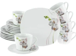 Square - Kaffeeservice 18-tlg - Orchidee
