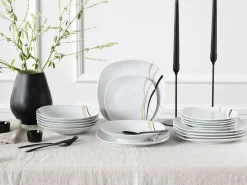 Square - Tafelservice 18-tlg, Square - Tellerset 18-tlg - Weiss