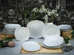 Square - Tafelservice 18-tlg, Square - Tellerset 18-tlg - Weiss