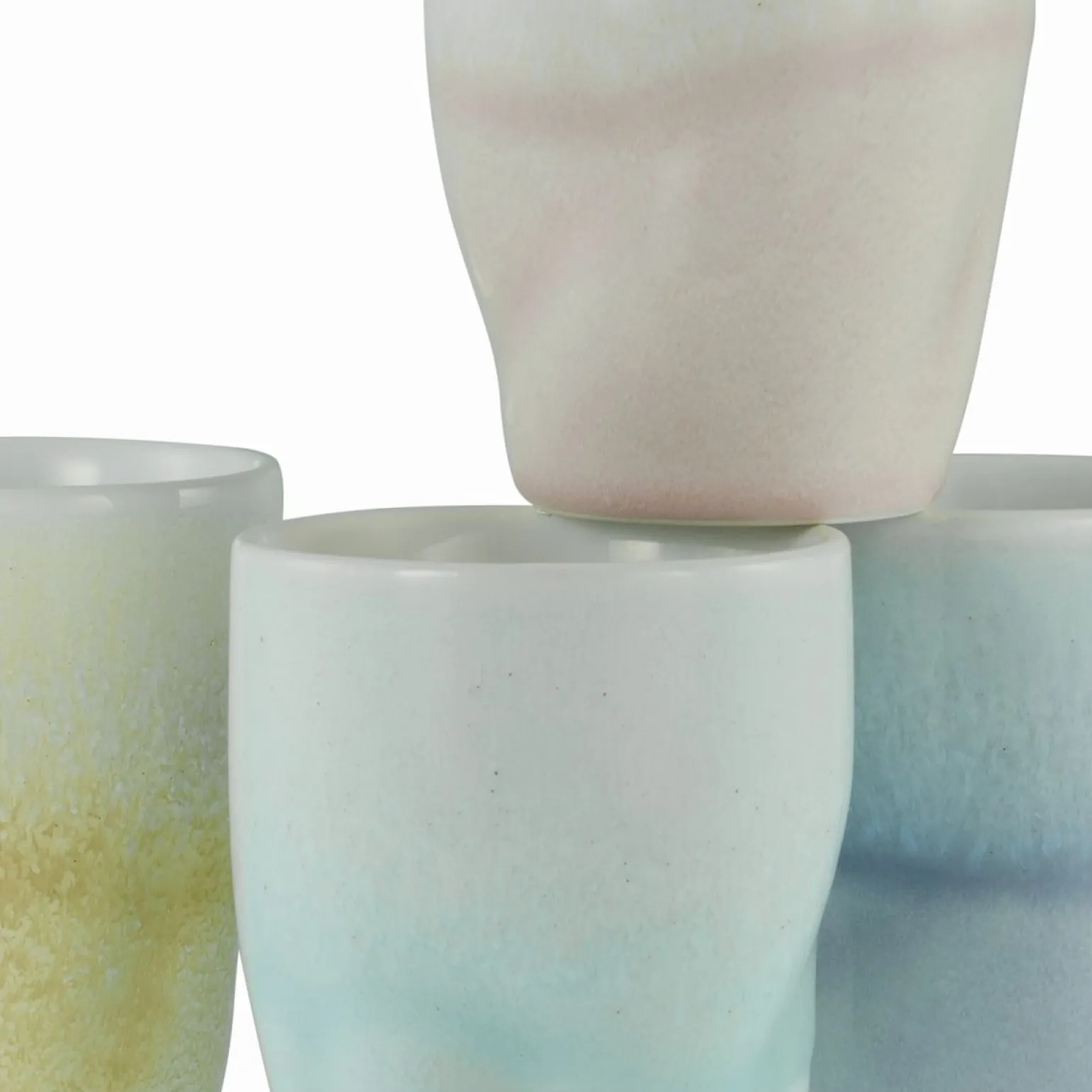 Squeezy - Kaffeebecher 4-tlg - Natural