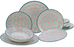 Stella - Tellerset 12-tlg - bunt