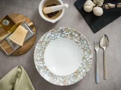 Stone Collection - Pastateller 4-tlg - Bunt
