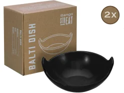 Streat Food - Balti Dish 2-tlg - Schwarz