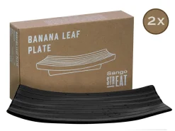 Streat Food - Banana Leaf 2-tlg - Schwarz