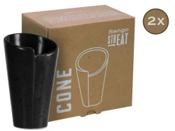 Streat Food - Cone 2-tlg - Schwarz