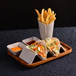 Streat Food - Dip Bowl 4-tlg - Schwarz