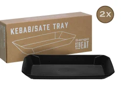 Streat Food - Tray Kebab 2-tlg - Schwarz