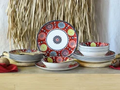 Sumaya - Kombiservice 18-tlg - Red