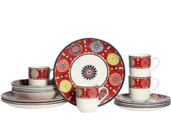 Sumaya - Kombiservice 16-tlg - Red