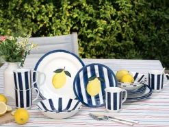 Summer Stripes - Kombiservice 16-tlg - Blau