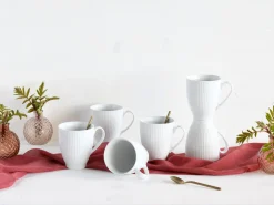 Valencia - Becherset 6-tlg, Valencia - Kaffeebecher 6-tlg - Weiss