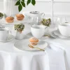Valencia - Kaffeeservice 18-tlg - Weiss