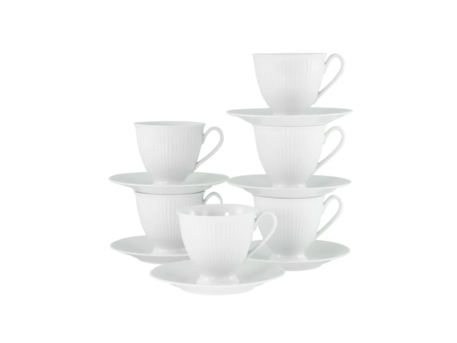Valencia - Kaffeeservice 12-tlg - Weiss