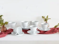 Valencia - Kaffeeservice 12-tlg - Weiss