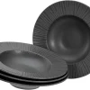 Vesuvio - Pastateller 4-tlg - Schwarz