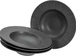 Vesuvio - Pastateller 4-tlg - Schwarz