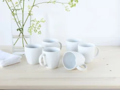 Victoria - Kaffeebecher 6-tlg - Weiss