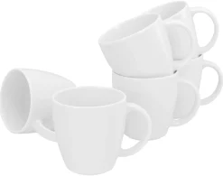 Victoria - Kaffeebecher 6-tlg - Weiss
